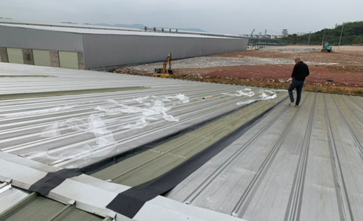 灌南厂房屋面防水维修案例